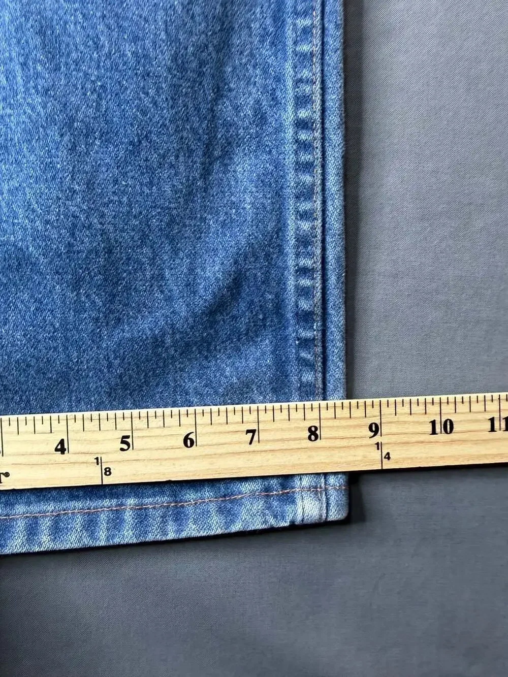 Wrangler 13MWZ Cowboy Cut Western Denim Jeans Blue Medium Wash Mens 40x30